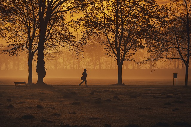 running_woman_under_trees